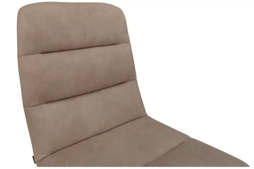 Stuhl - drehbar, Stoff, Taupe