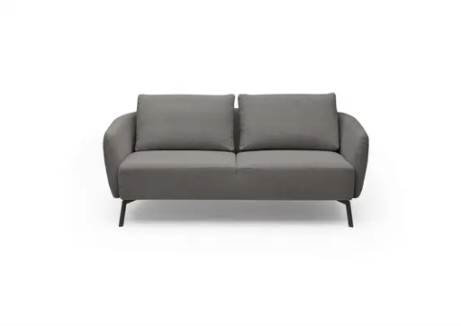 Sofa CARLLOTA - 2,5-Sitzer, Stoff, Anthrazit