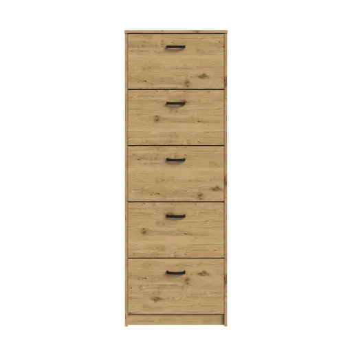 Schuhschrank- Eiche Dekor