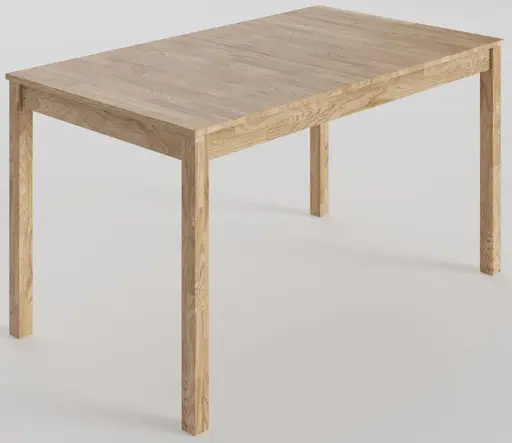 Esstisch - LB ca. 140x80 cm, Ausziehbar, Eiche massiv geölt