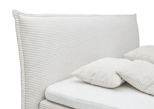  Boxspringbett HADAI- Liegefläche ca. 180x200 cm, Stoff, Opalgrün, Bonell, Inkl. Topper