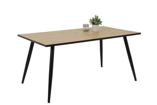 Esstisch - LB ca. 160x90 cm, Eiche Artisan Nachbildung