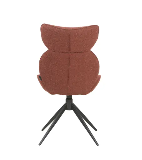 Stuhl MIRNA - drehbar, Stoff, Rost