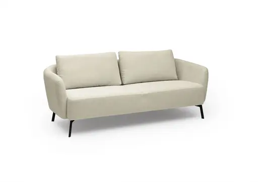 Sofa CARLLOTA - 3-Sitzer, Stoff, Natur