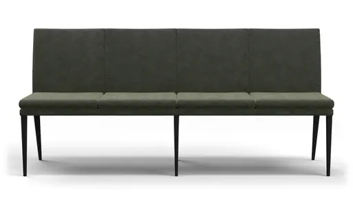 Polsterbank Saragossa - Breite ca. 200cm, Stoff, Eukalyptus