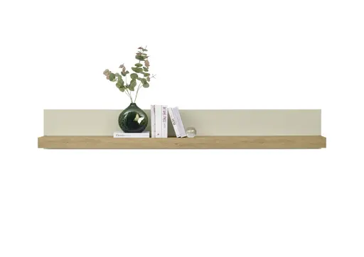 Wandboard - B ca. 194 cm, Kaschmir, Stone Eiche Nachbildung