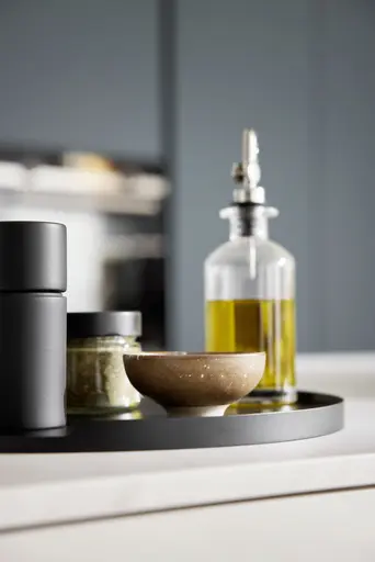 Inselküche 51.220 CO 6 524, Stahlblau