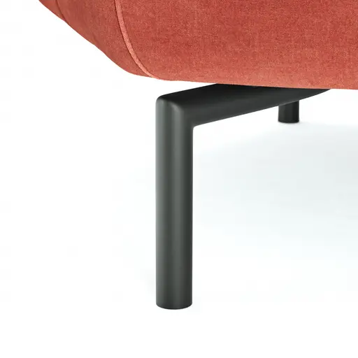 Hocker Franz - Stoff, Pfirsich