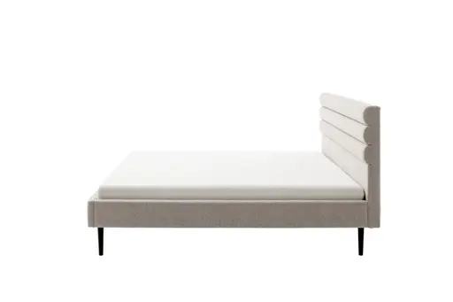 Polsterbett - Liegefläche ca. 180x200 cm, Stoff, beige