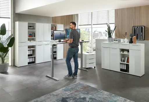 Büroschrank - B ca. 40 cm, Weiß