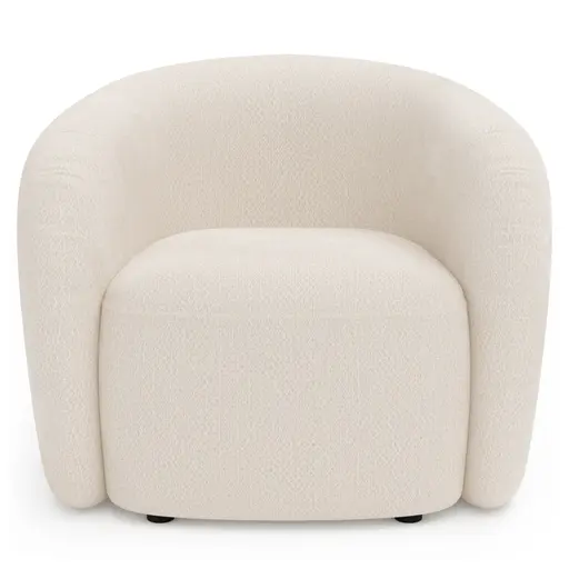 Sessel Karasu - Stoff, Creme