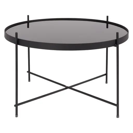 Tablett-Tisch Svala C  - BHT ca. 62,5x50x62,5 cm, Schwarz