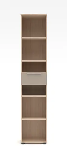 Büroregal - B ca. 40 cm, Riva Eiche Nachbildung, Kaschmir