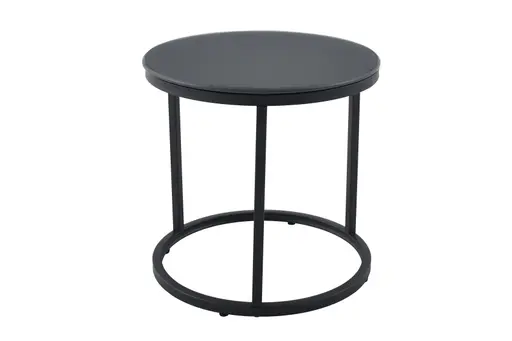 Couchtisch - 2er Set, Anthrazit, Schwarz