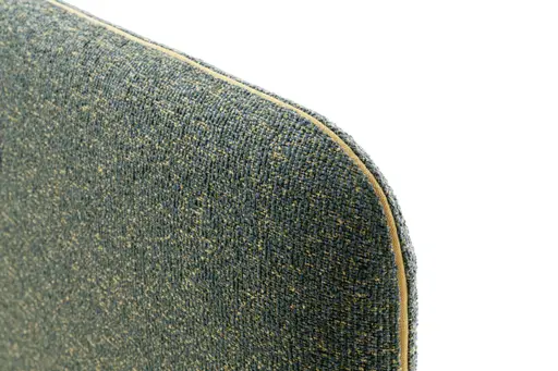 Polsterbett - Liegefläche ca. 180x200 cm, Absetzung Mango, Stoff, Dunkelgrün