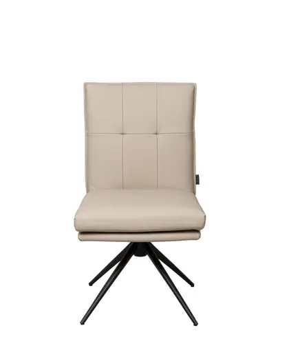 Stuhl MARCELLA - drehbar, Leder, Latte