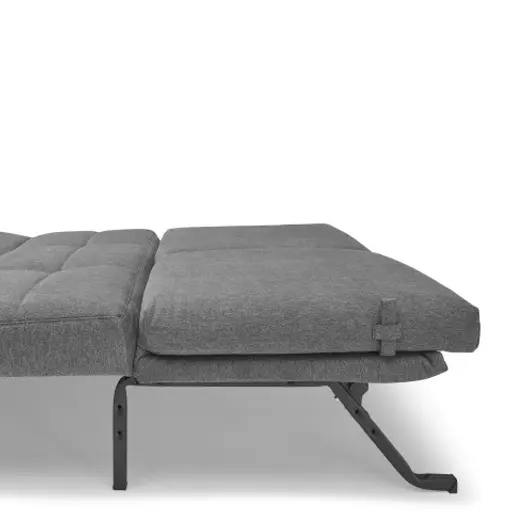 Funktionssofa EASY Optik B - 2-Sitzer, 155 cm inkl. Schlaffunktion, Stoff, Beige