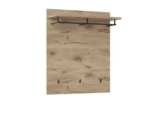 Garderobenpaneel - Eiche Dekor