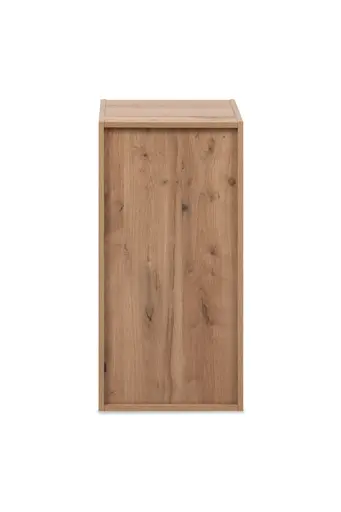 Regal - inkl. Stoffbox, B ca. 30 cm, Artisan Eiche Nachbildung, Beige