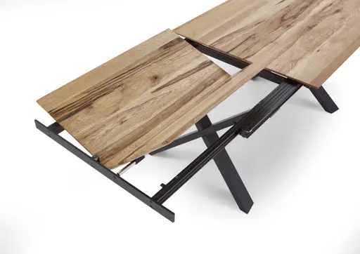 Esstisch - ausziehbar, LB ca. 180x100 cm, Eiche massiv