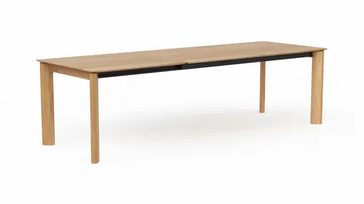 Esstisch Hillsboro - ausziehbar, LB ca. 180x95 cm, Wildeiche massiv