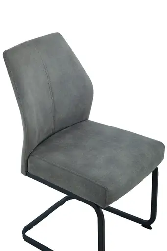 Freischwinger - Stoff, Vintage Anthrazit