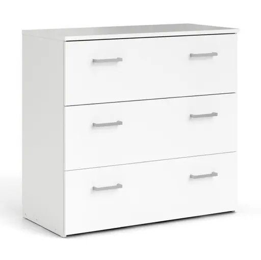 Kommode - B ca. 74 cm, Weiß