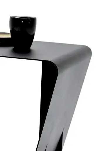 Beistelltisch Susa 3 - Metall, Schwarz