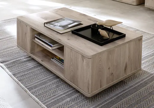 Couchtisch - LBH ca. 115x65x42 cm, Eiche