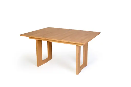 Esstisch - ausziehbar, LB ca. 130x90 cm, Eiche massiv