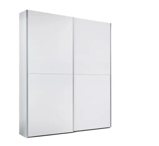 Schwebetürenschrank- B ca. 170 cm, Weiß