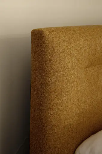 Boxspringbett Navelli 2 - Liegefläche ca. 180x200 cm, Stoff, Kurkuma