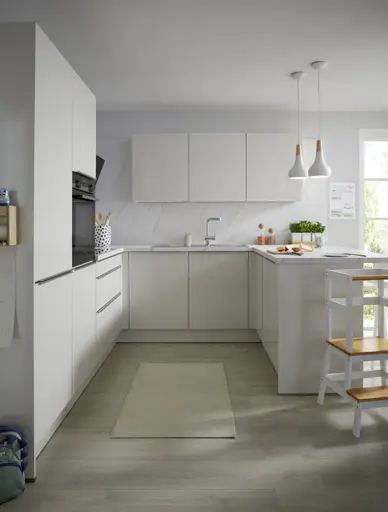 U-Küche 51.160 GL 1 525, weiß