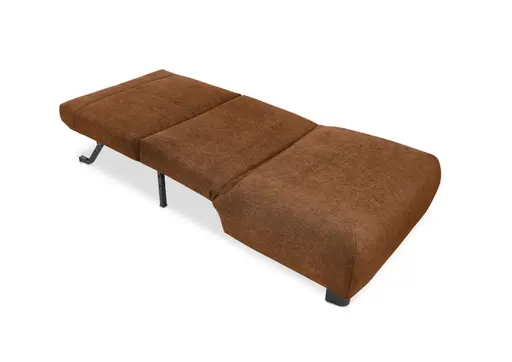  Faltsessel EBBY - ohne Armlehne inkl. Schlaffunktion, Stoff, Rot