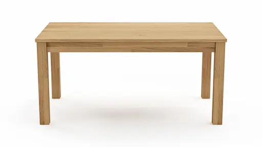 Esstisch Dinner - verlängerbar, LB ca. 160x90 cm, Wildeiche massiv