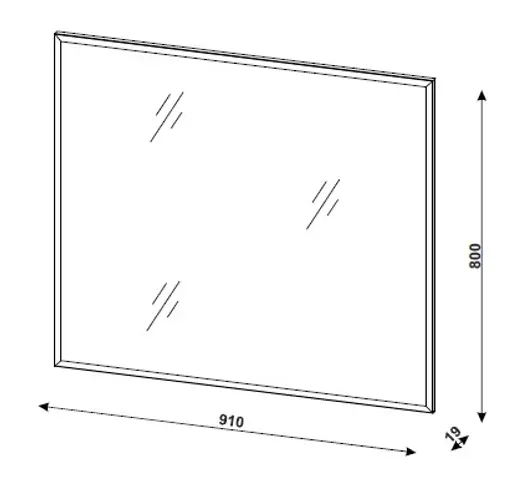 Garderobenkombination - Eiche Evoke Nachbildung, Weiß Hochglanz