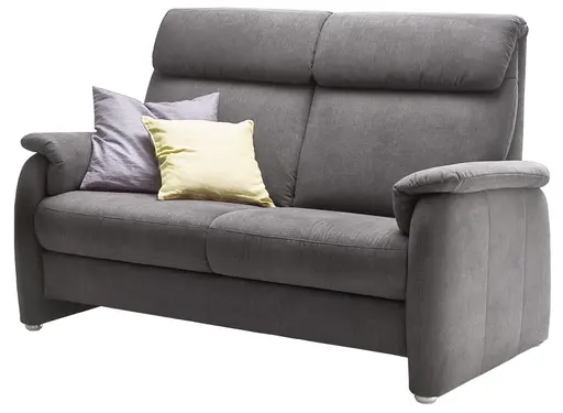 Sofa - 2-Sitzer, Stoff, Anthrazit