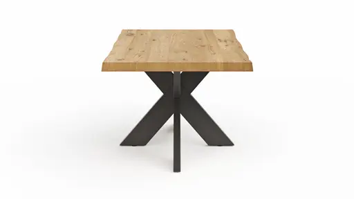 Esstisch Clifton - LB ca. 180x100 cm, Wildeiche massiv