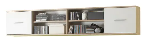 Jugendzimmer- 4 teilig, Eiche Dekor, Weiß