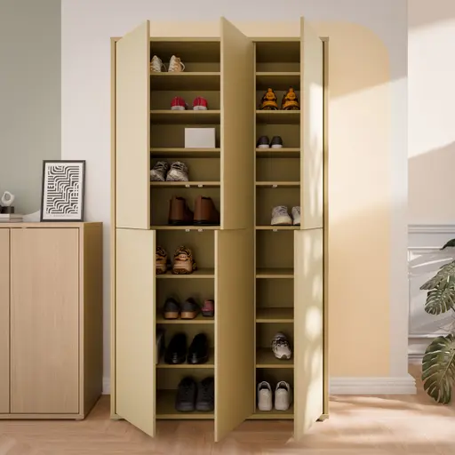Schuhschrank FAID- B ca. 109 cm, Gelb