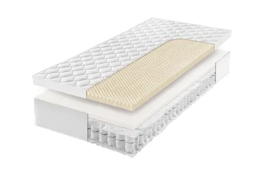 Tonnentaschenfederkern-Matratze EM Super Top T - Liegefläche ca. 90x200 cm