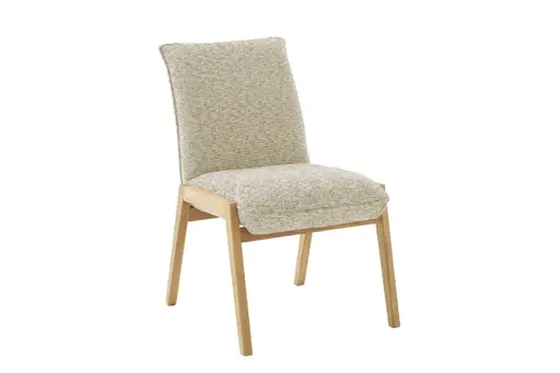 Stuhl - Stoff, Creme