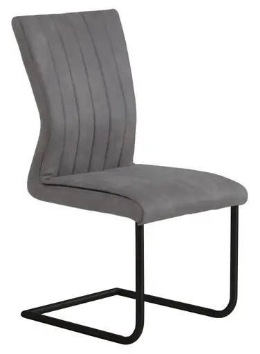 Freischwinger - Stoff, Hellgrau