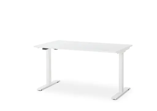 Schreibtisch GELI - höhenverstellbar, LB ca. 140x80 cm, Weiß
