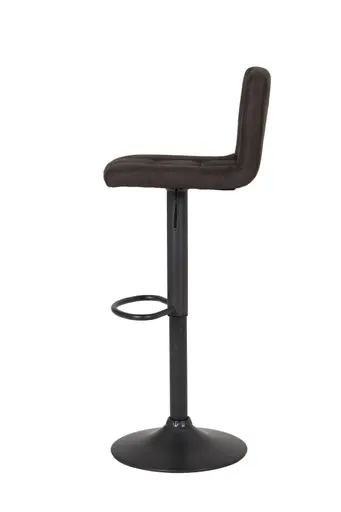 Barhocker - höhenverstellbar, Stoff, Schlamm