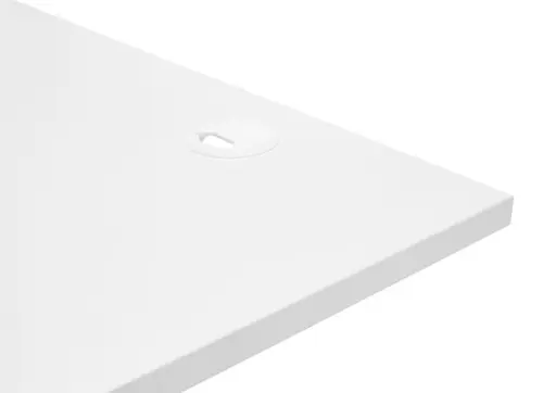 Schreibtisch - höhenverstellbar, LB ca. 160x77 cm, Weiß