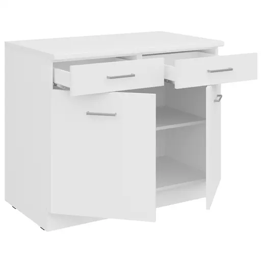 Unterschrank- B ca. 100 cm, Weiß, Matt