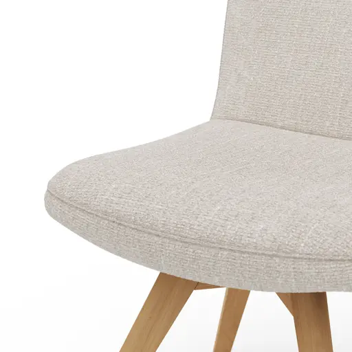 Stuhl Kamari - Stoff, Beige