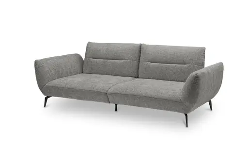 Megasofa PAYTON - 3-Sitzer, Stoff, Grau