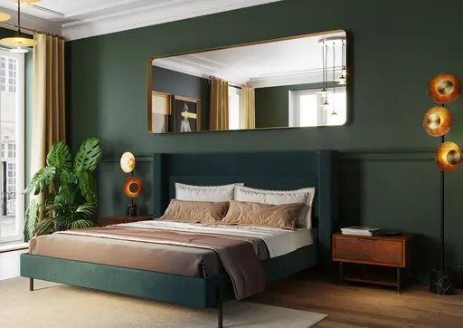 Spiegel- BH ca. 70x200 cm, Messing, Goldfarben